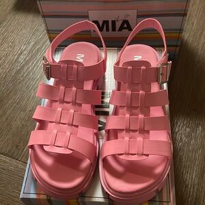 MIA Kids girl size 4 sandals ‘Havien Pink Malta’ NIB